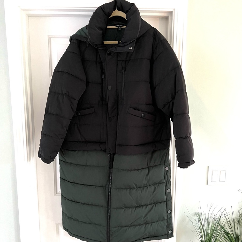 Universal Standard Hybrid Puffer Jacket/Coat Women size S (14-16) NWT